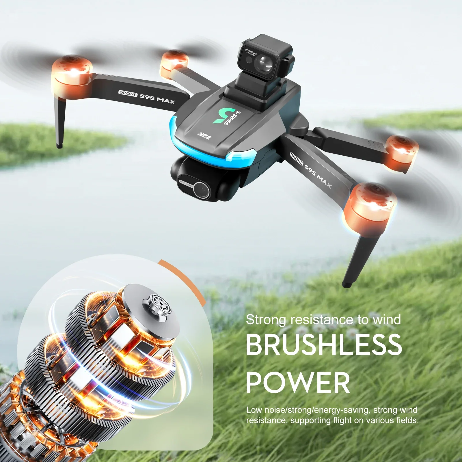 NEW S9S MAX MINI Drone 4K 2-Ax - đánh giá và giá Drone Camera 4K