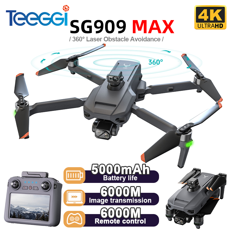 Teeggi SG909 MAX GPS Drone Wit - đánh giá và giá Drone Camera 4K