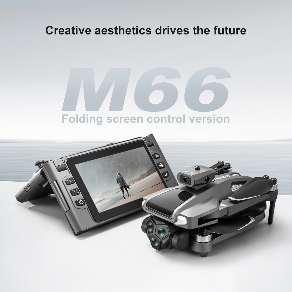 Foldable M66 RC Drone with 4.5 - đánh giá và giá Drone Camera Hd